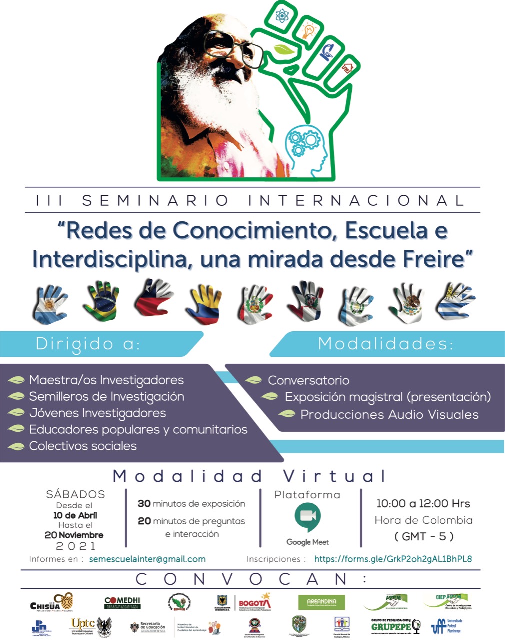 III Seminario Internacional “Redes de Conocimiento, Escuela e interdisciplina, una mirada desde Freire”